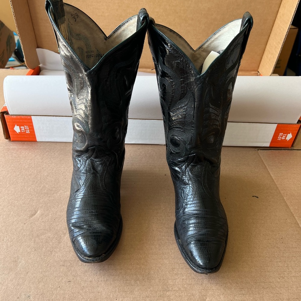 Larry Mahan Lizard Boots